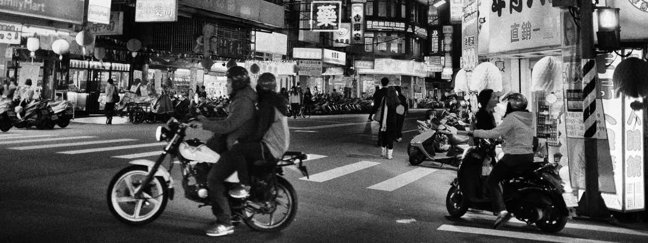 Motorbikes on the streets